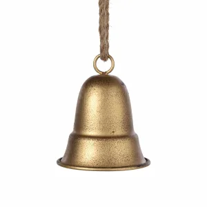 5" Vintage Liberty Bell Ornament: Gold