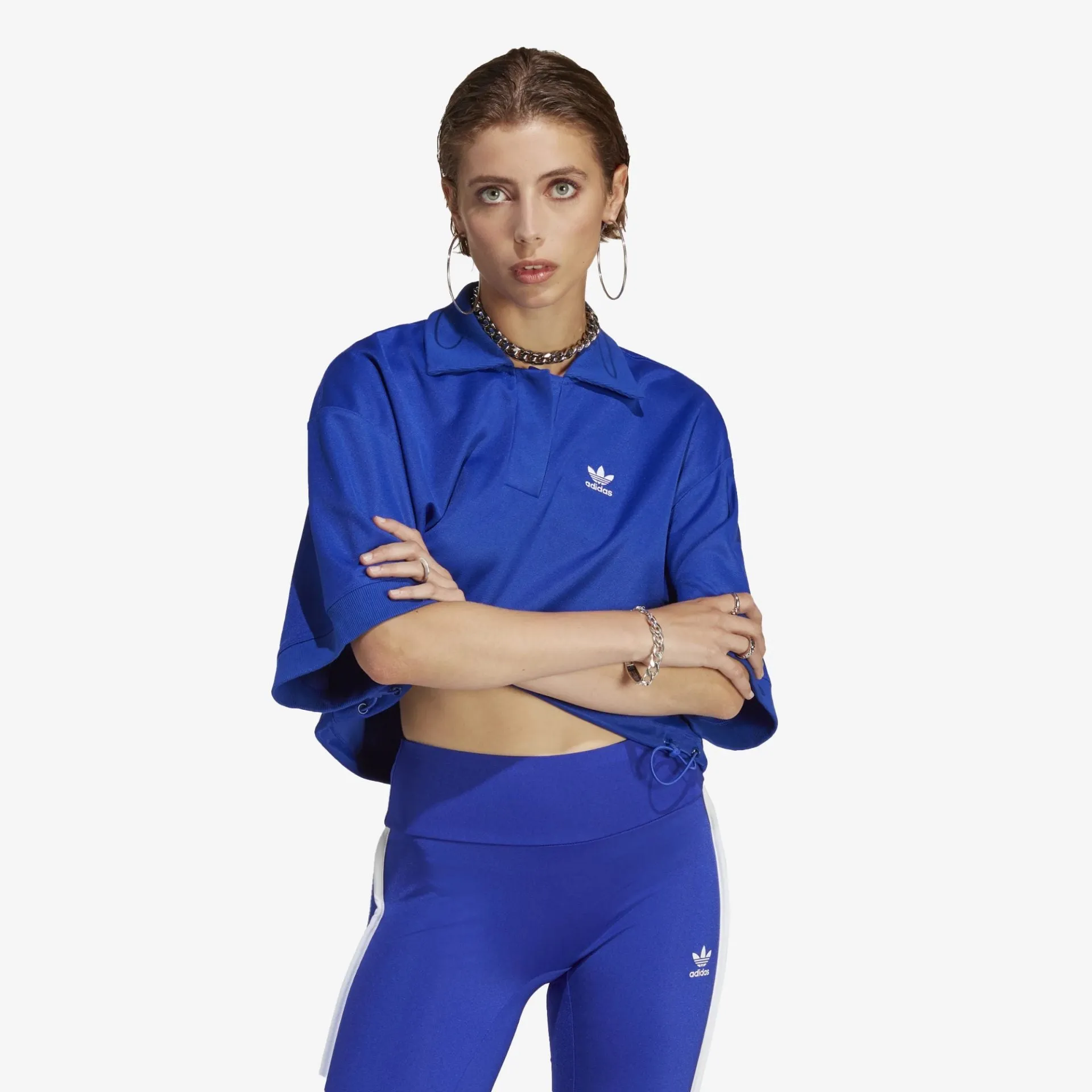 Adidas Originals | WMN'S ALWAYS ORIGINAL POLO SHIRT  { BLUE