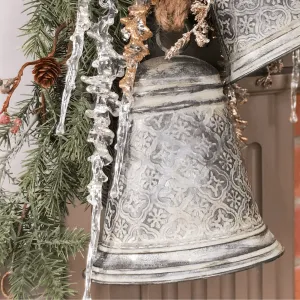 Aged Metal Filigree Bell