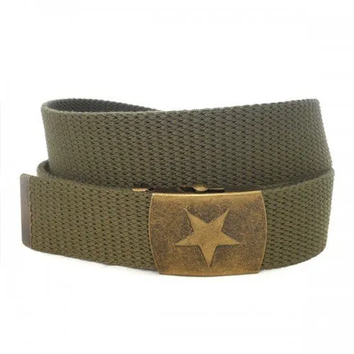 ALFA - Camo Military Army Style twin pack with two Webbing Belts