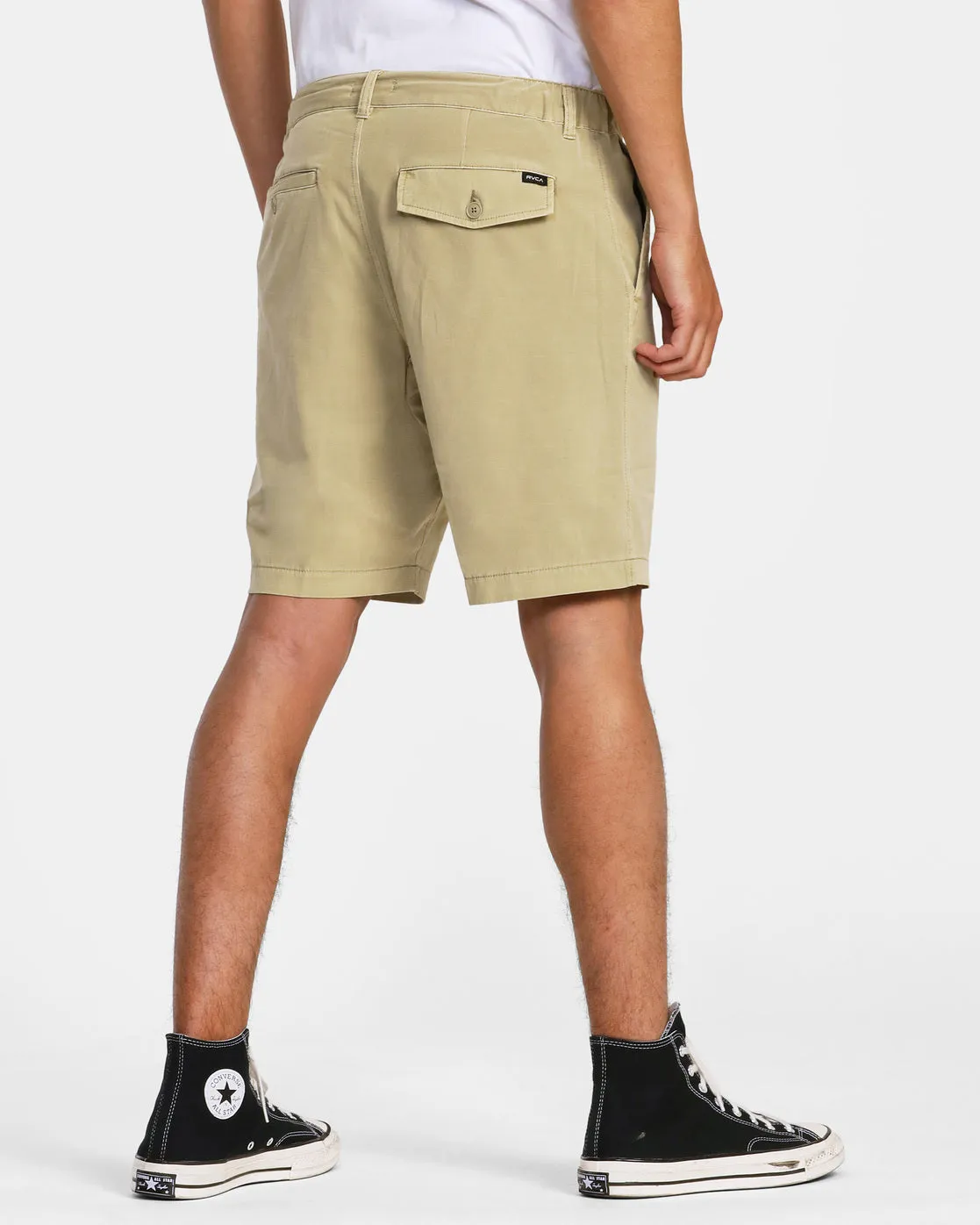 All Time Coastal Rinsed Hybrid 19" Shorts - Khaki