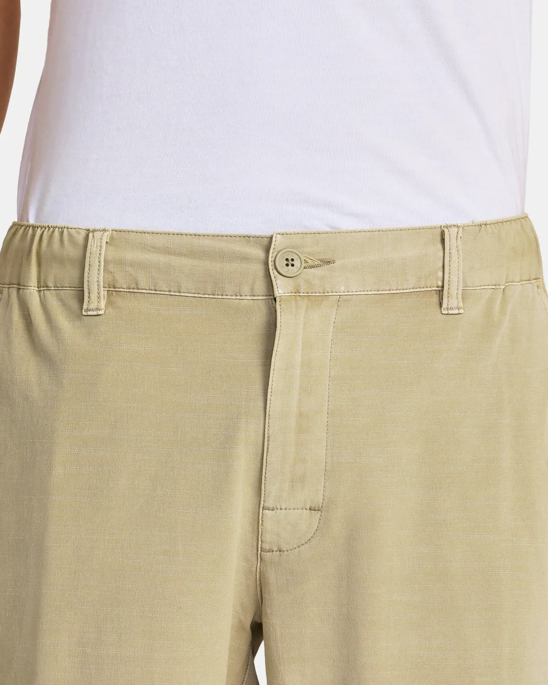 All Time Coastal Rinsed Hybrid 19" Shorts - Khaki