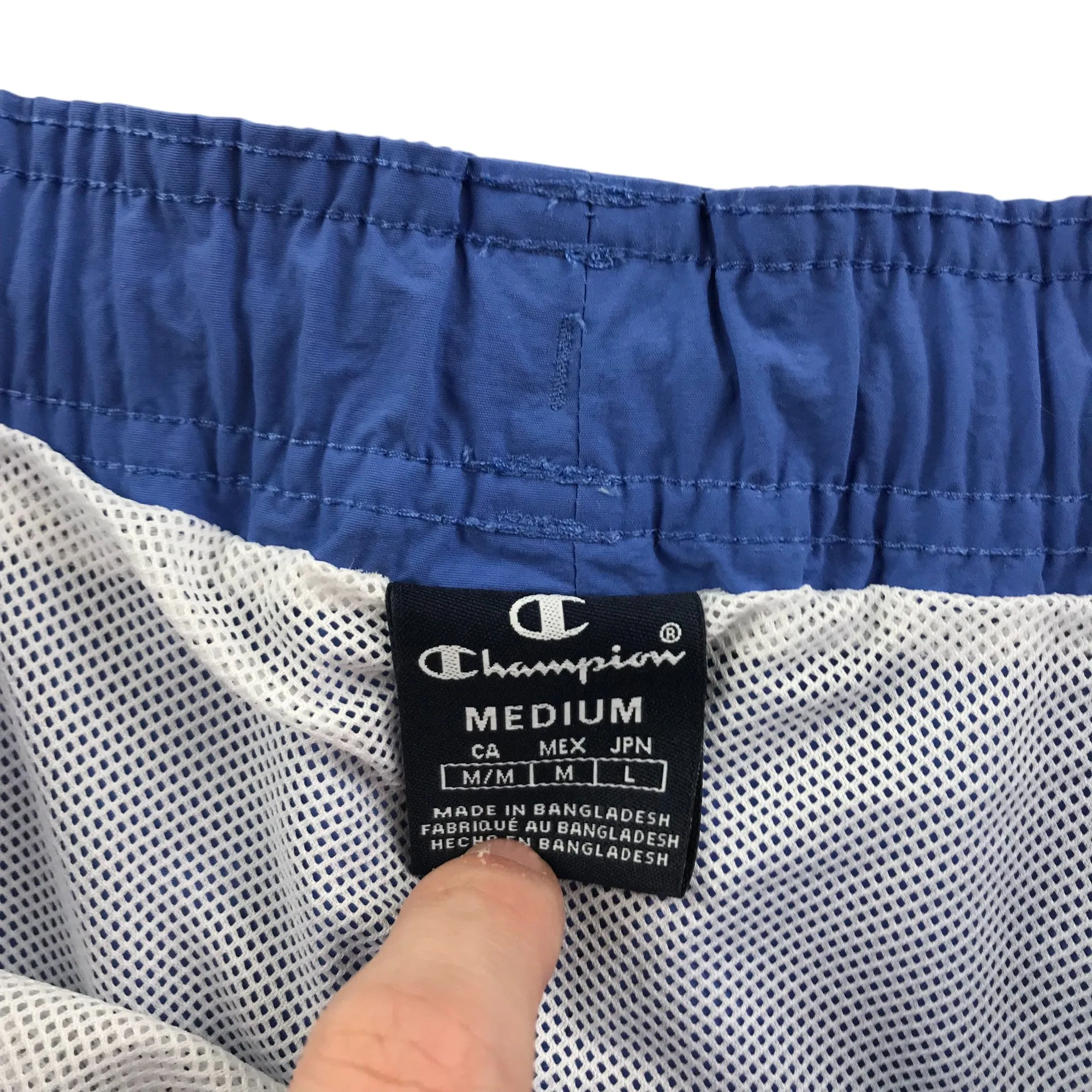 Champion Swim Trunks Men's M Blue with Logo