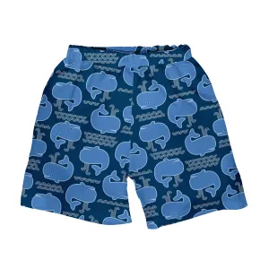 Classic Ultimate Swim Diaper Pocket Trunks - Navy Whale