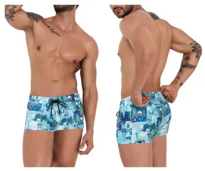 Clever 1253 Cassiel Swim Trunks Color Blue