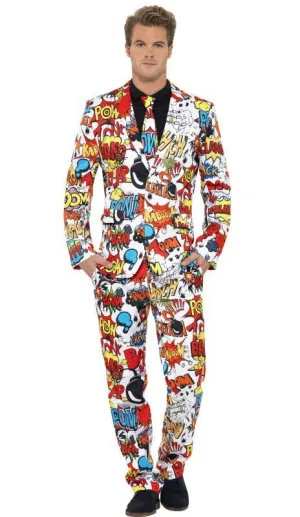 Comic Strip Mens Stand Out Suit