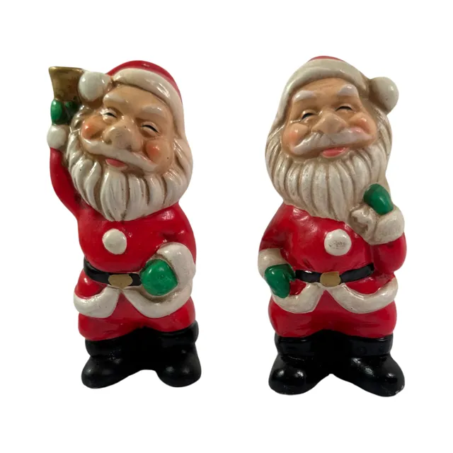 Commadore Happy Time Santa Clauses Figures (Set of 2)