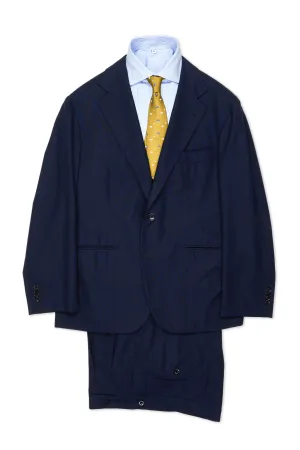 Dalcuore Navy 4-ply Wool Jacket with Ambrosi Trousers