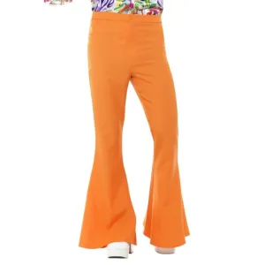 Flared Trousers Orange - Mens