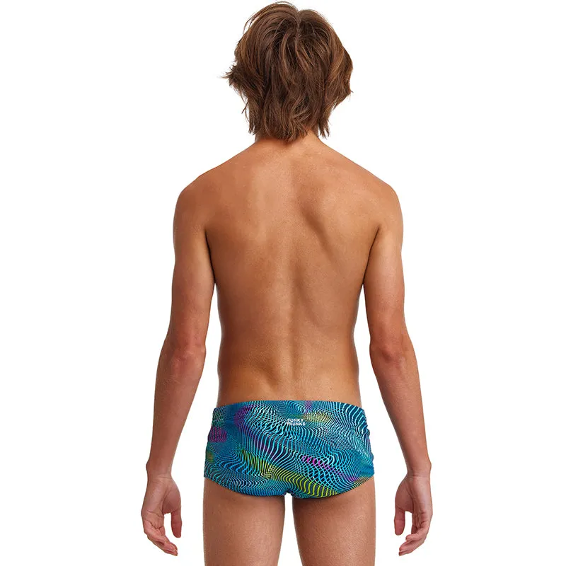 Funky Trunks - Wires Crossed - Boys Sidewinder Trunks