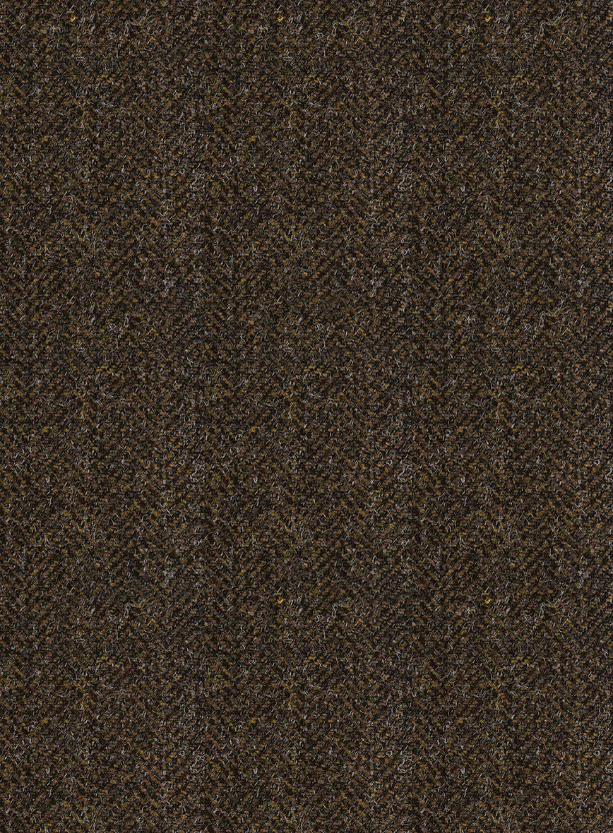 Haberdasher Brown Tweed Highland Trousers