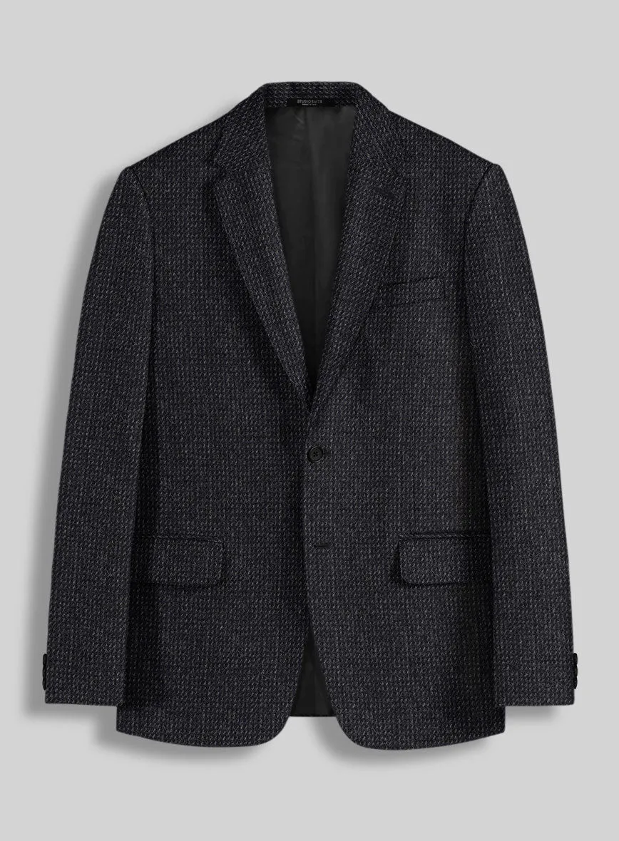 Harris Tweed Rope Dark Blue Suit