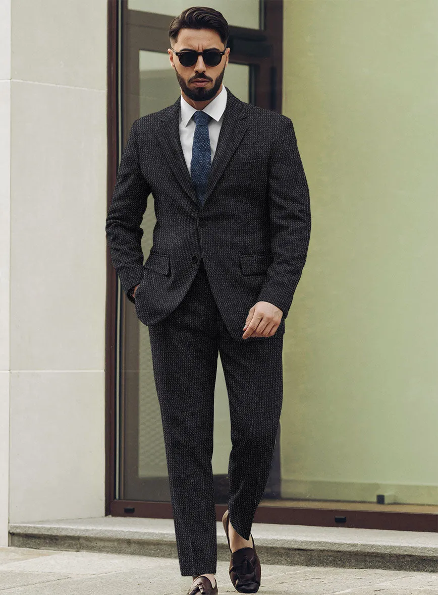 Harris Tweed Rope Dark Blue Suit