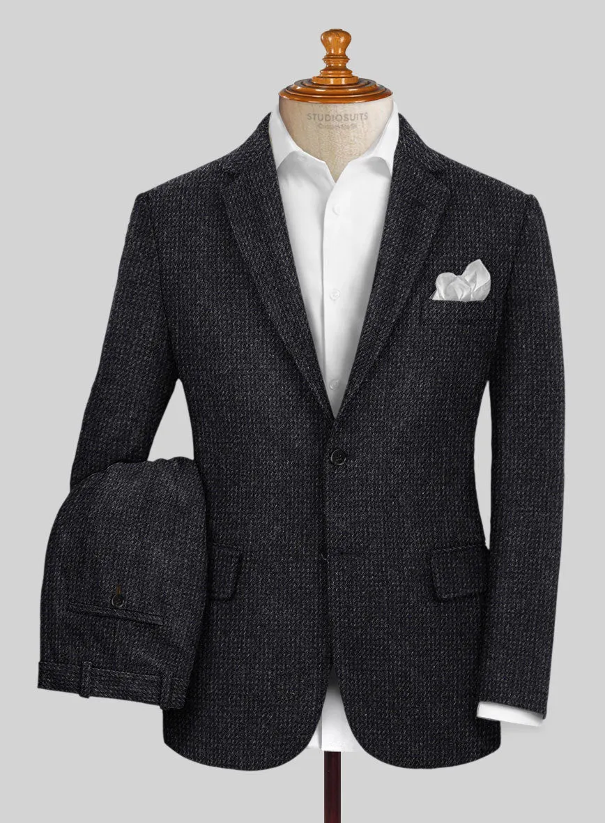 Harris Tweed Rope Dark Blue Suit