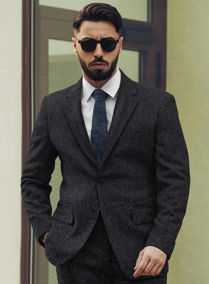 Harris Tweed Rope Dark Blue Suit