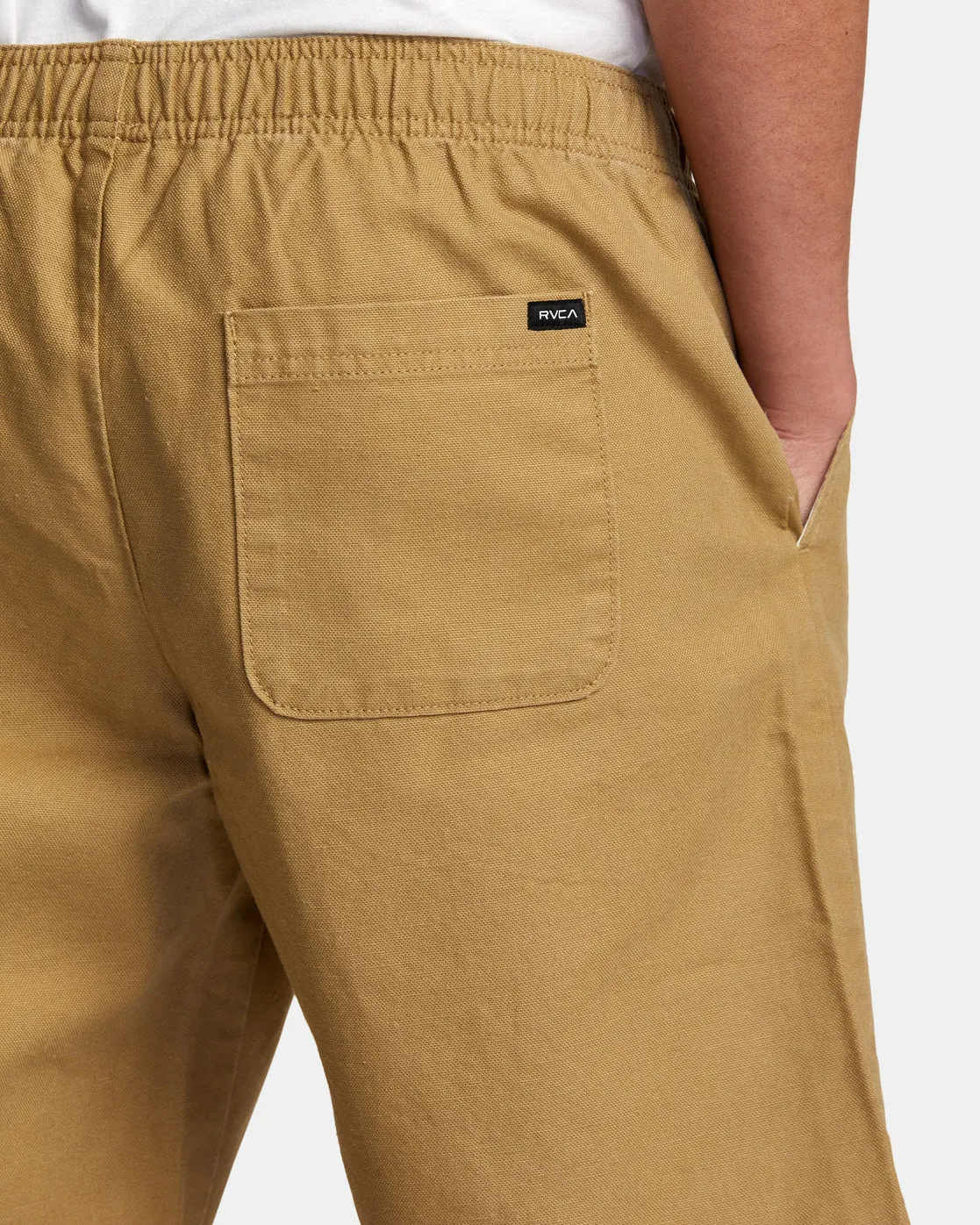 Hi-Grade Elastic Waist 20" Shorts - Khaki