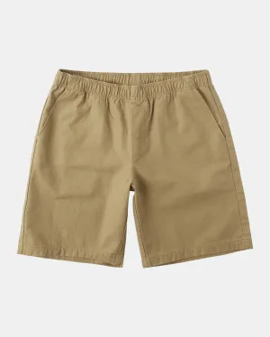 Hi-Grade Elastic Waist 20" Shorts - Khaki