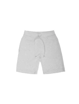 Key Pique Shorts Light Grey Melange