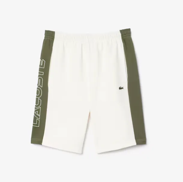 Lacoste Men Short Set Regular Fit Cotton - Light Khaki Olive