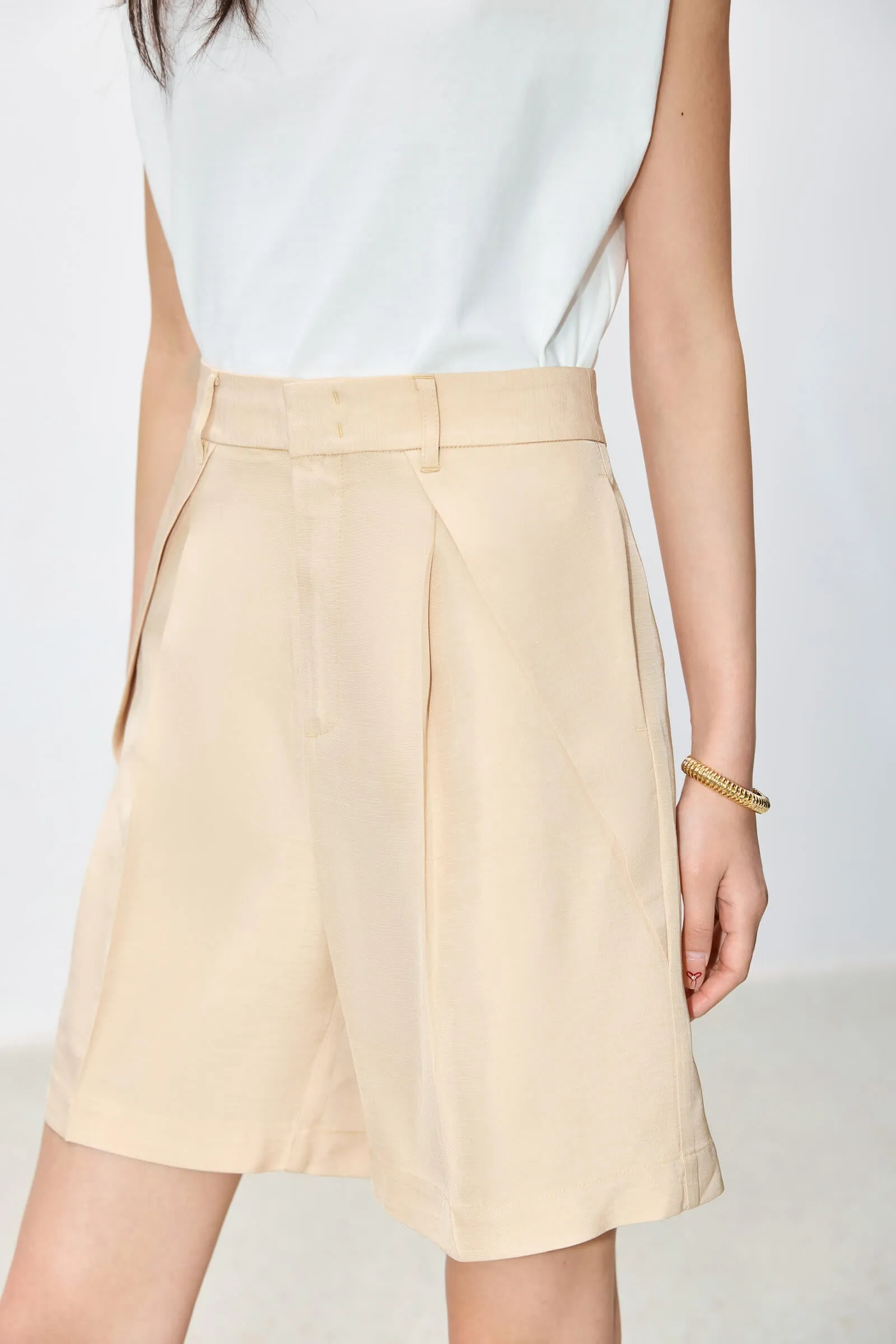 LILY Cool Vinegar Drop Wide Leg Shorts