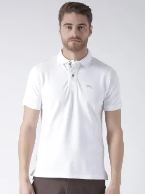 Men Plain Short Sleeve Polo T-Shirt