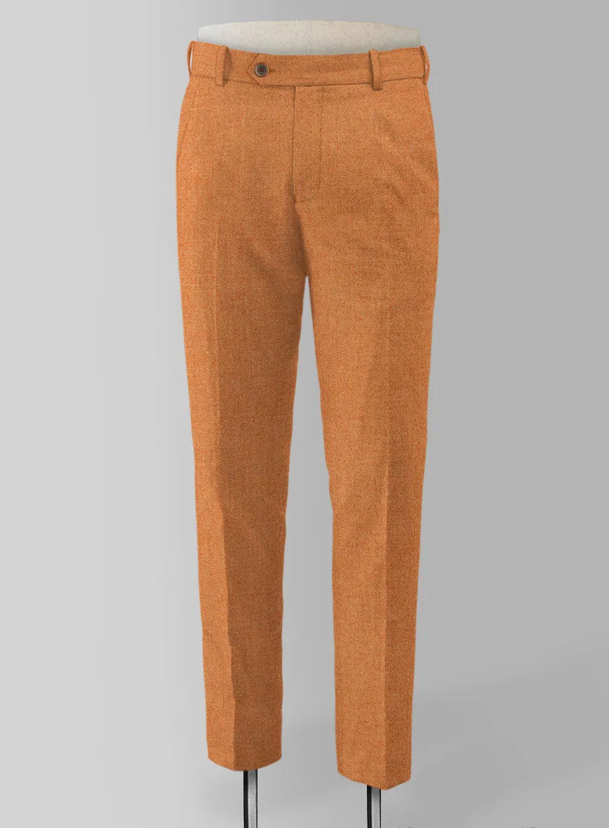 Naples Cocktail Orange Tweed Pants