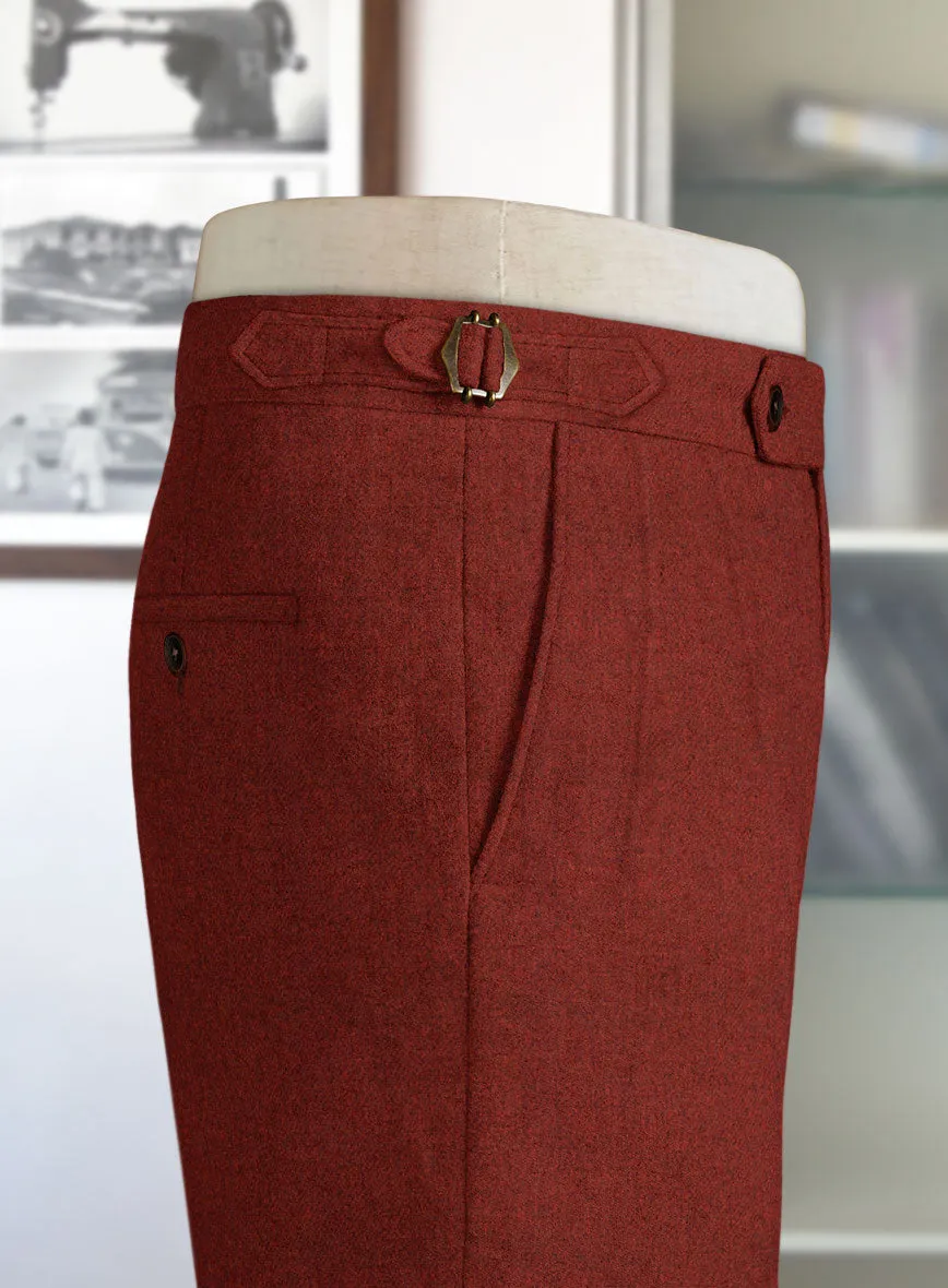 Naples Sundowner Rust Highland Tweed Trousers