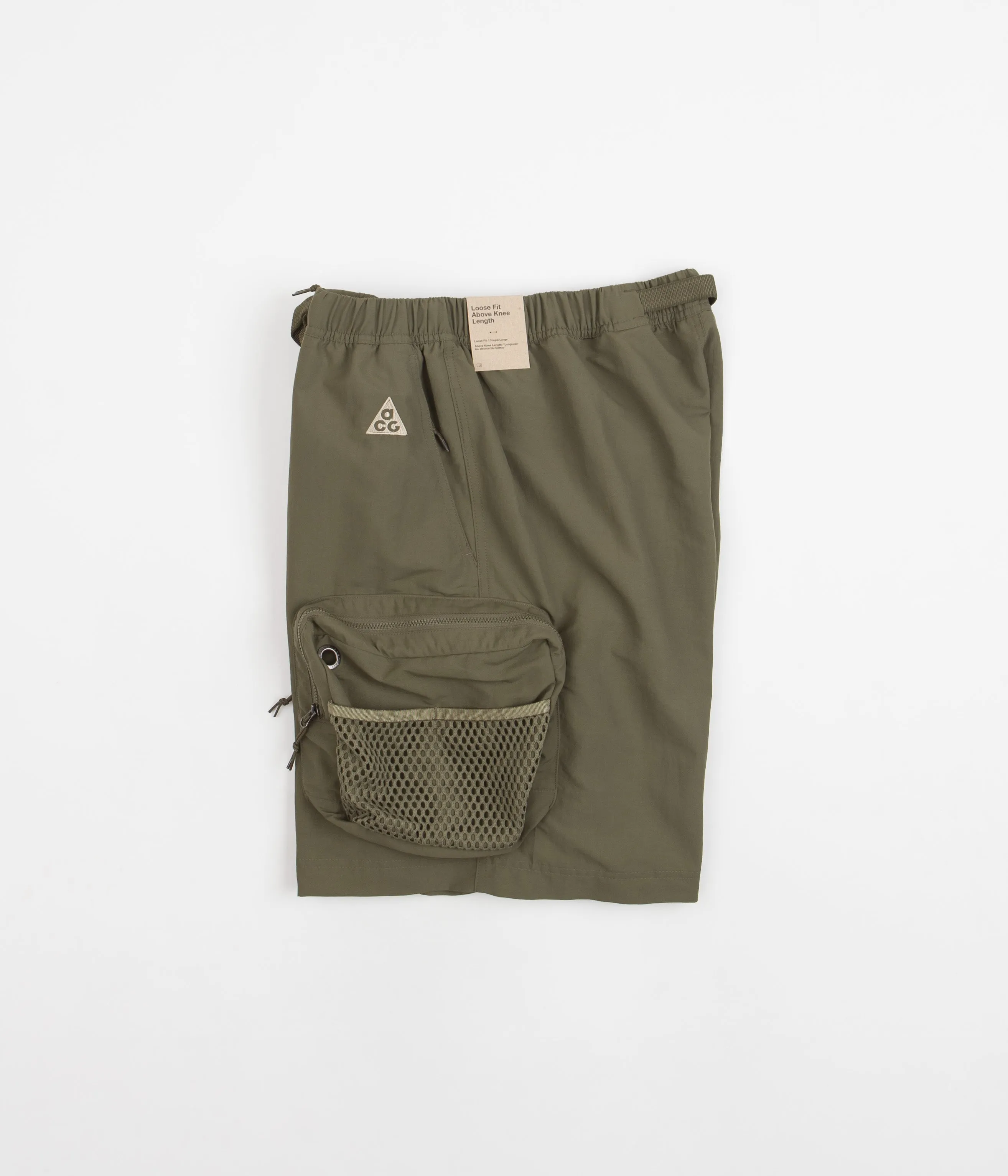 Nike ACG Snowgrass Cargo Shorts - Medium Olive / Cargo Khaki / Khaki