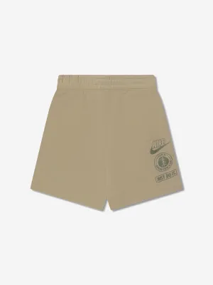 Nike Boys NSW Taping Shorts in Khaki