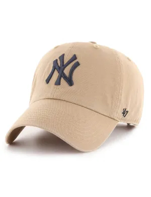 NY Yankees Basic Ball Cap, Khaki/Navy