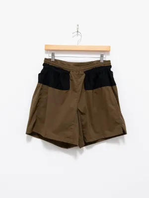 Nylon Trail Shorts - Brown Khaki