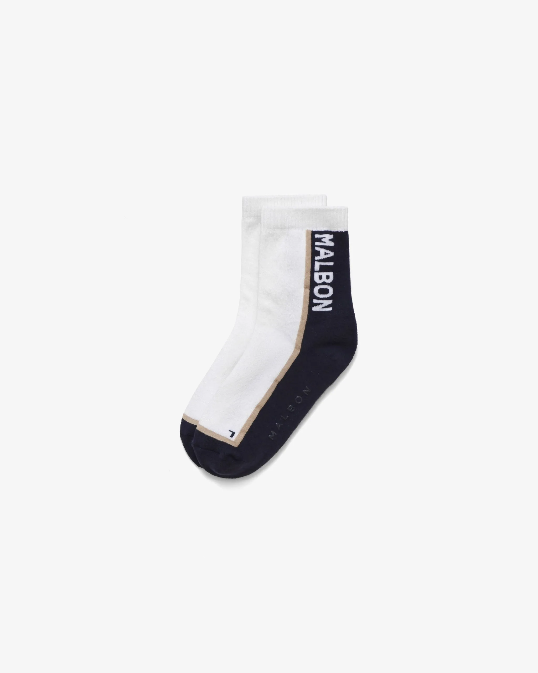 PRESERVE COLOR BLOCK CREW SOCKS