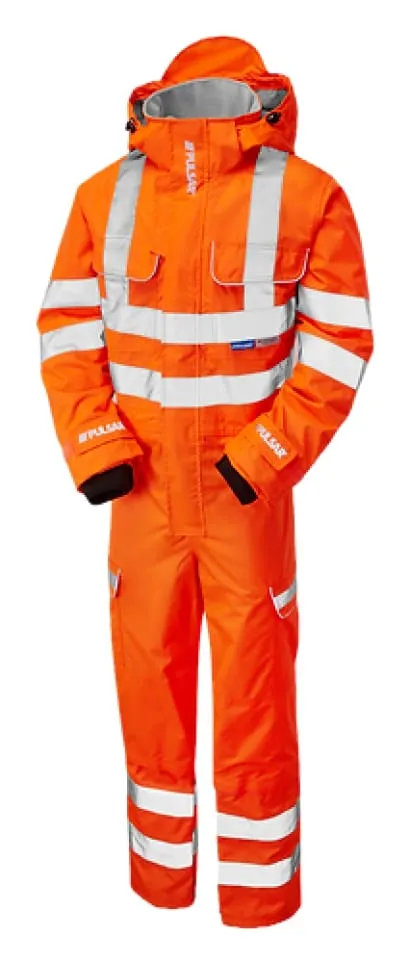 Pulsar Rail High Visibility waterproof coverall-PR505