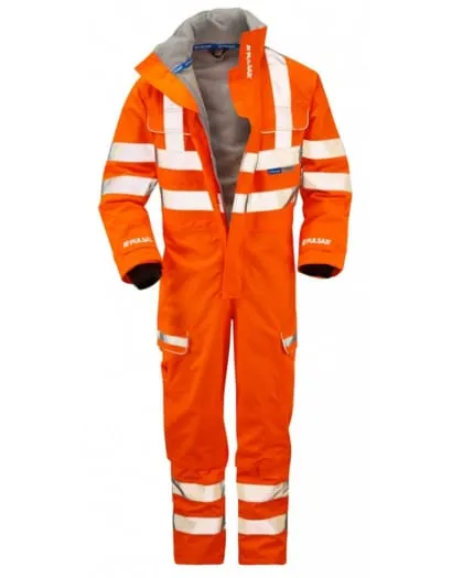 Pulsar Rail High Visibility waterproof coverall-PR505