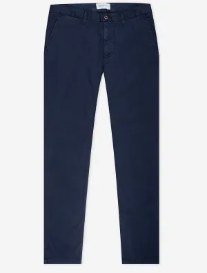 Regular Dobby Structure Chino Evening Blue