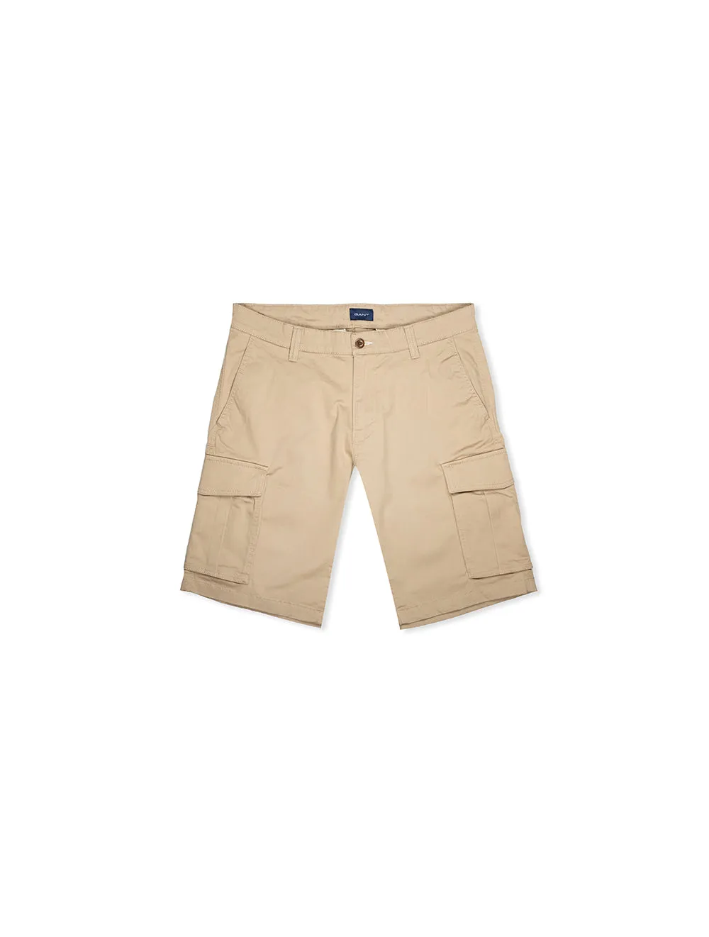 Relaxed Twill Cargo Shorts Dark Khaki