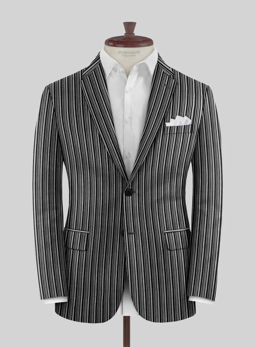 Retro Reel Black Stripe Suit