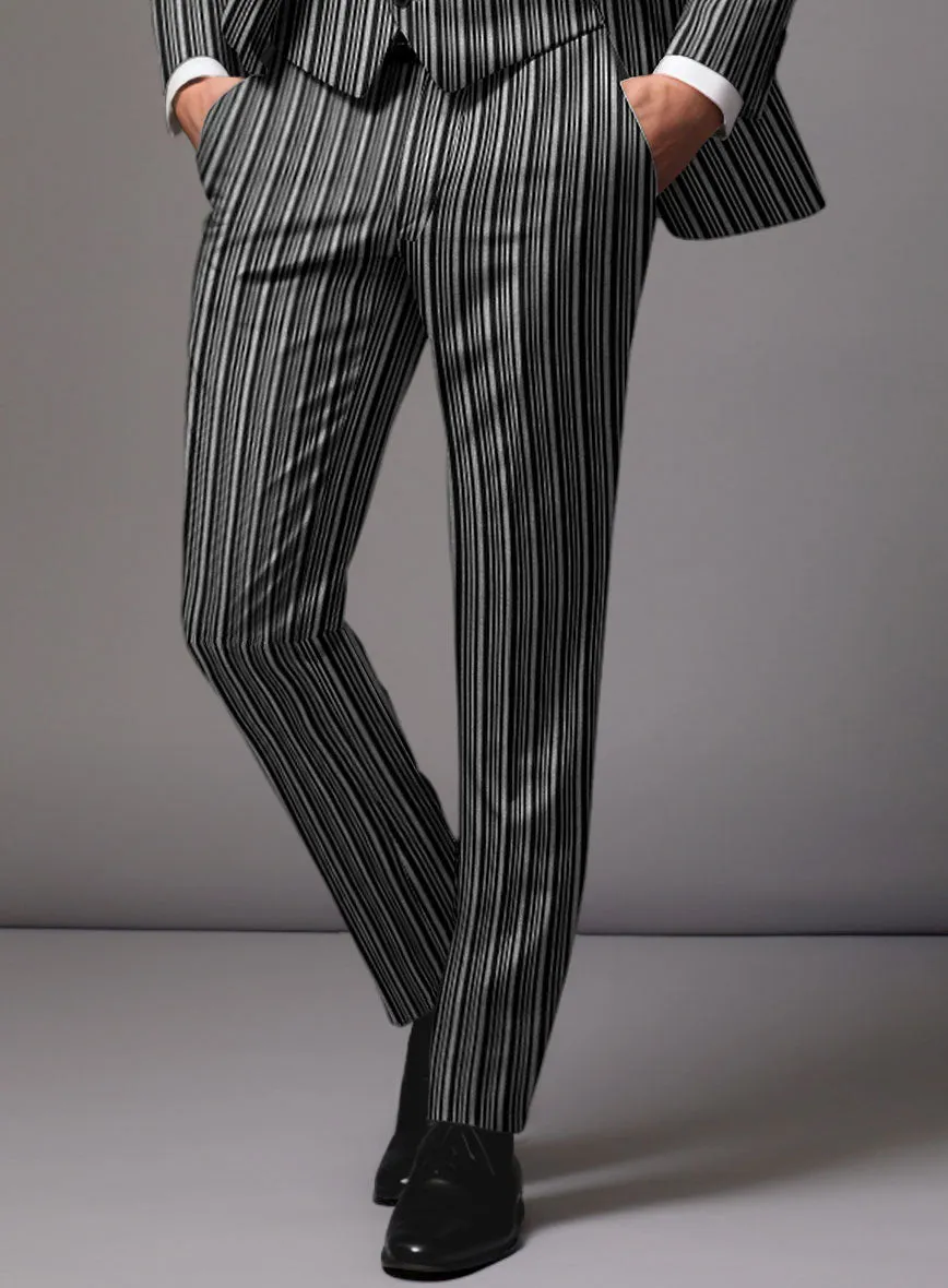 Retro Reel Black Stripe Suit