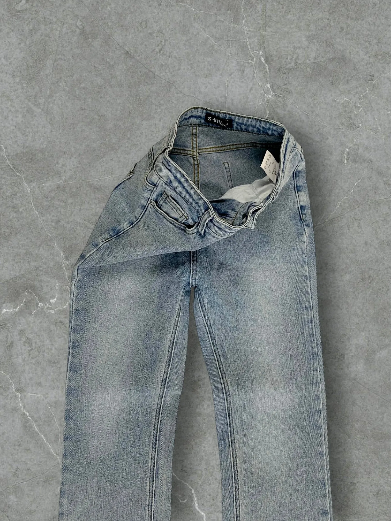 S-BIN BELL BOTTOM STRETCHY DENIM