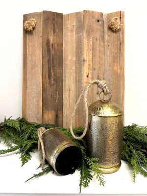 Vintage Bronze Christmas Bells