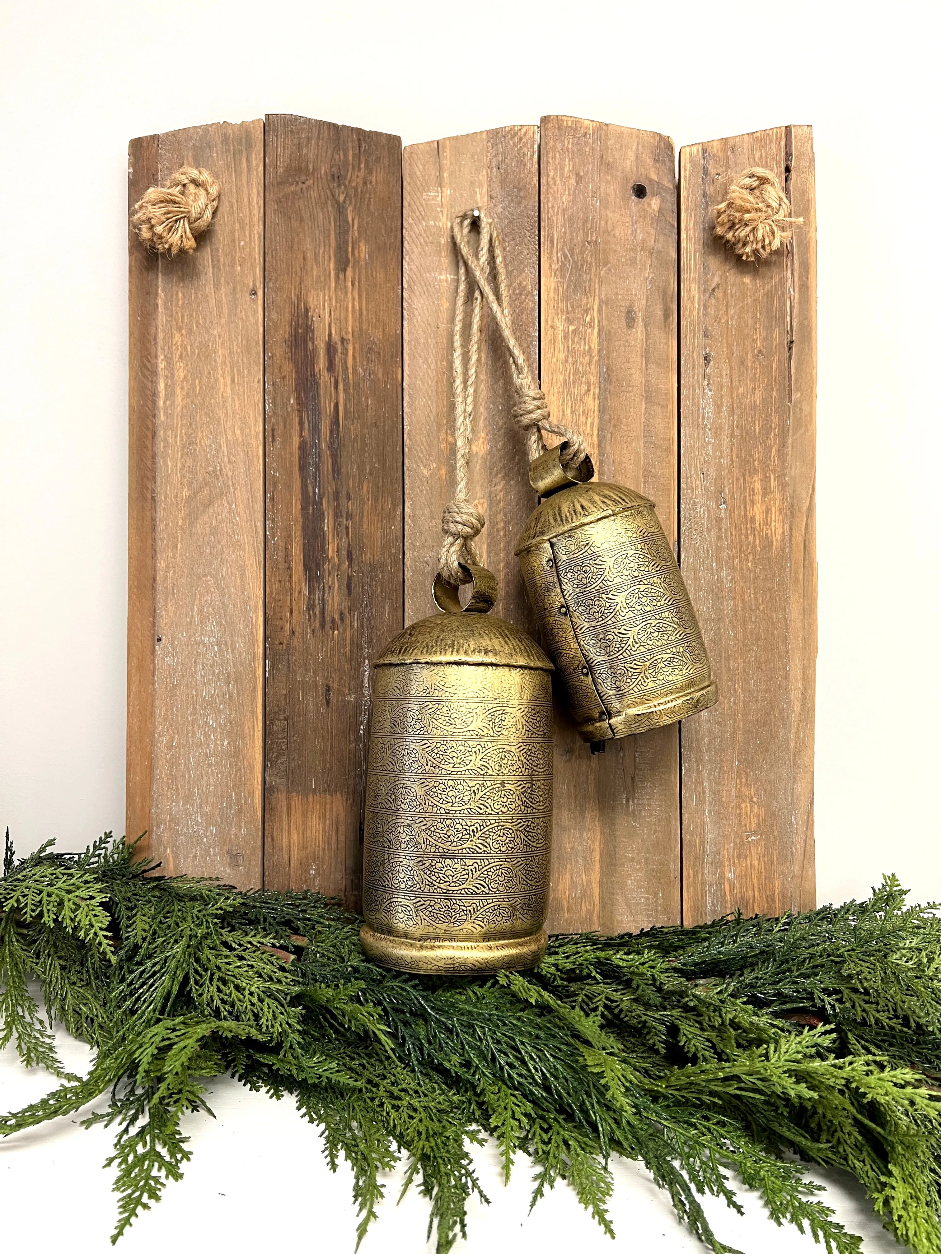 Vintage Bronze Christmas Bells