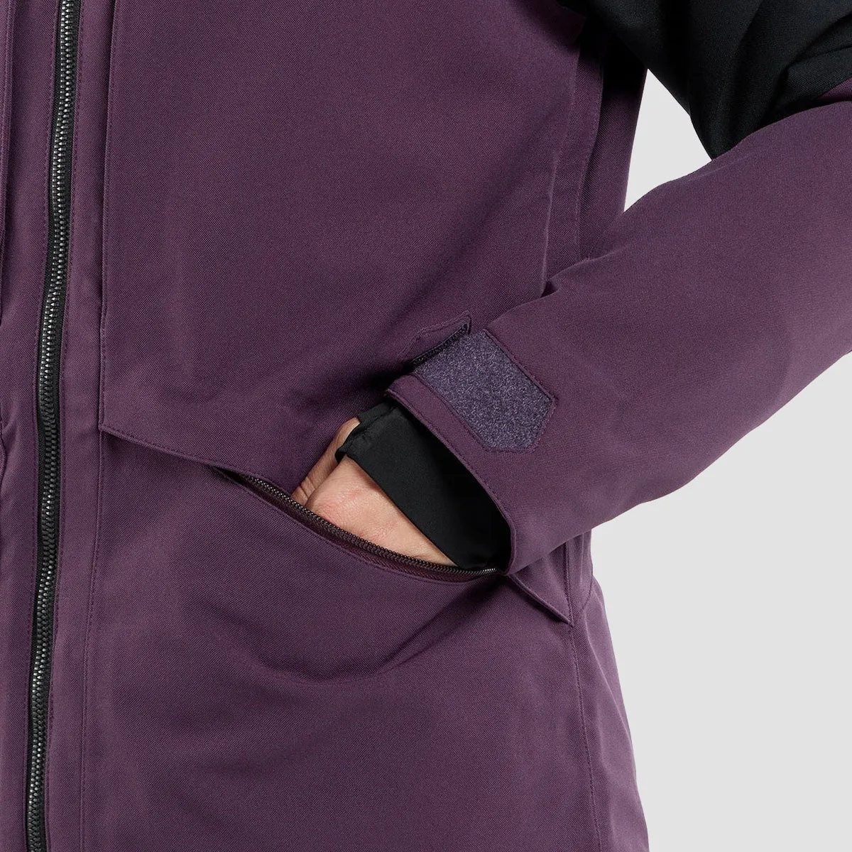 Volcom Shelter 3D Stretch Snow Jacket Blackberry - Womens