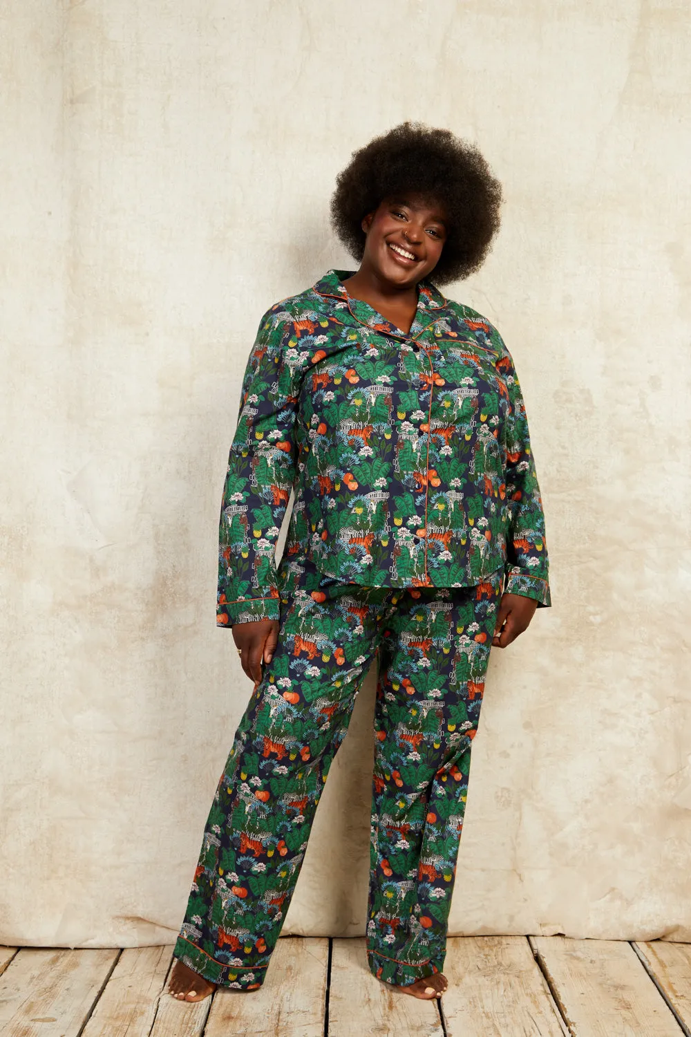 Womens Cotton Traditional Pyjamas Menagerie