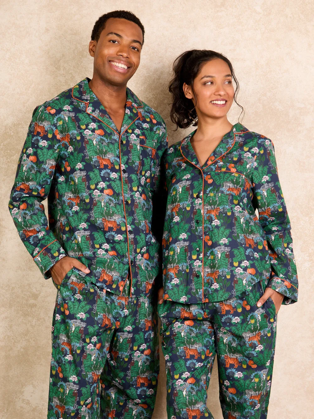 Womens Cotton Traditional Pyjamas Menagerie