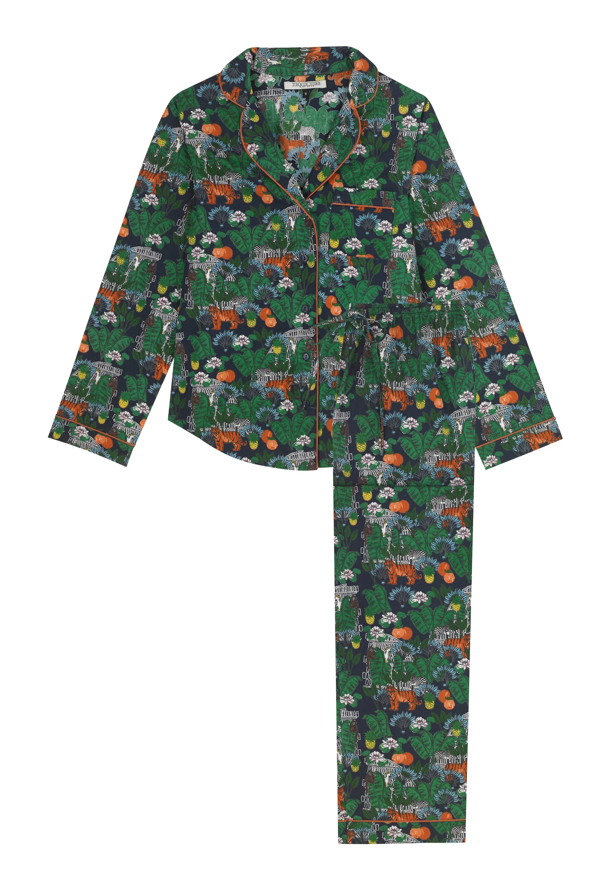 Womens Cotton Traditional Pyjamas Menagerie