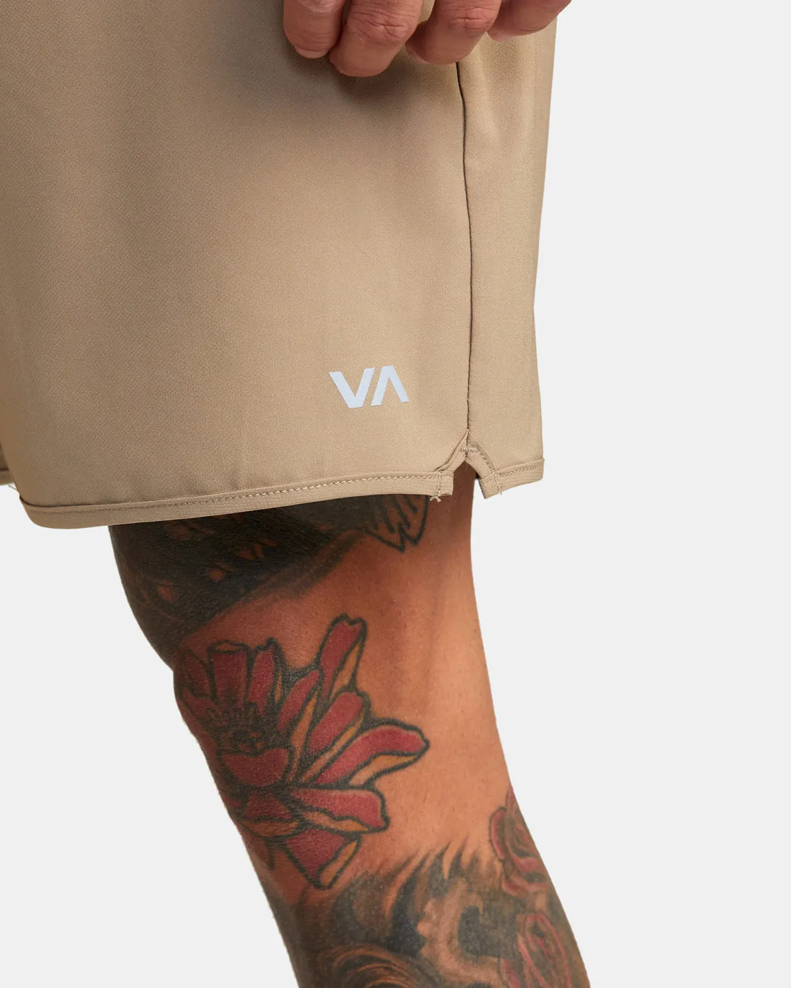 Yogger Stretch 17" Athletic Shorts - Dark Khaki