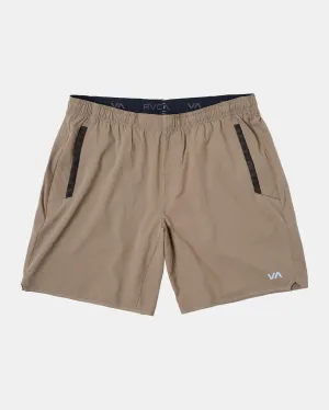 Yogger Stretch 17" Athletic Shorts - Dark Khaki